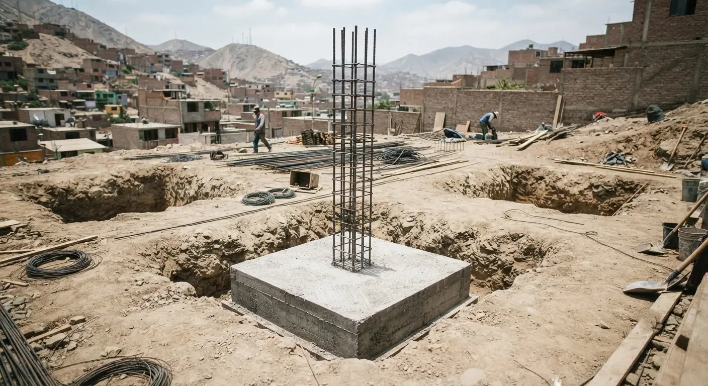 Concreto 280 en Cimentaciones: Zapatas y Sobrecimientos en Zona Sísmica — guía técnica CONKRET en Lima