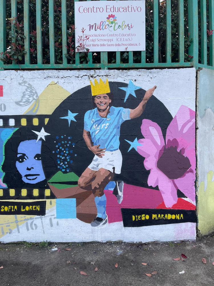 Mural A Scampia Napoli 6 — Pablo Pinxit