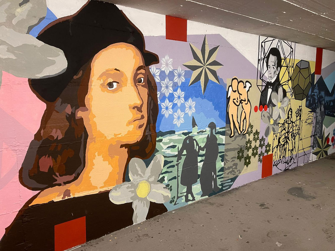 Mural Ospedale Santa Maria Della Misericordia Urbino 12 — Pablo Pinxit