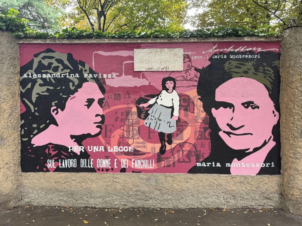 8 donne straordinarie Milano · 5 · Alessandrina Ravizza, Maria Montessori — Pablo Pinxit